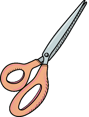 scissor button